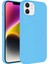 iPhone 11 - Uyumlu Magsafe Wireless Şarj Özellikli Pastel Renk Silikon Gkm Plas Kapak-Mavi Açık 1