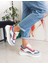 Çok Renkli Bağcıklı Düz Taban Kadın Sneaker 2