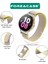 FC153 Xiaomi Watch 2 Pro ile Uyumlu Cırtlı Hasır Kumaş Kordon Kayış 2
