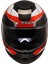 Kask Ls2 Stream 2 Road Mat Siyah-Kırmızı-Beyaz-Gri 4
