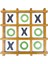 Tic-Tac-Toe Ahşap Oyun Portatif Eğitici Oyun 5