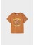 Yazlık Erkek T-Shirt Şort 3'lü Set - Turuncu 2