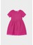 Yazlık Kız Işlemeli Elbise - Fuşya 3