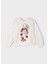 Yazlık Kız Işlemeli Uzun Kol Sweatshirt Krem 3