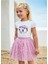 Yazlık Kız Bluz Tül Etek Set - Lila 1