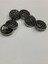 Trençkot Ceket Düğmesi / Metal Düğme / Nikel Kaplama Gümüş / 2,5 cm / 6 Lı Set/mde 2