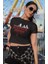 Stranger Things Baskılı Crop Top 2