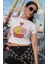 Fuddy Moda Te Amo Yazılı Tweety Crop Top 2