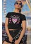 Kalpli Kuromi Baskılı Crop Top, Kalp Baskılı Crop Bluz 3