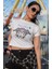 Üzgün Kuromi Baskılı Crop Top, Sorry Yazılı Crop Bluz 2