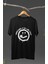 Unisex Oversize Sometimes It Be Like That Yazılı T-Shirt Sad Face Baskılı T-Shirt 1