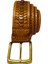 Erkek El Örgüsü %100 Deri Kalın Kemer(Makro) W30040 2