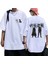 Anime Jujutsu Kaisen Satosugu Ön Arka Baskılı T-Shirt 1