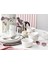Ofantlıgt 24 Parça Beyaz Renk Modern Klasik Set Feldispat Porselen Akdenizshop 3
