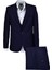 Erkek Lacivert Armürlü Silim Fit Takım Elbise BGL-ST03494 1