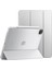 Apple Pro 12.9 4. Nesil (2020) Yatay Standlı Uyku Modlu Basic Arkası Sert Smart Kılıf ve Ekran Koruyucu A2229 A2069 A2232 A2233 1