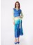 Kruvaze Yaka Batik Çok Renkli Kadın Bluz F4SL-BLZ0835 2