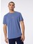 Indigo Erkek Bisiklet Yaka Relaxed Baskılı T-Shirt D4SM-TST3282 4