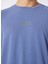 Indigo Erkek Bisiklet Yaka Relaxed Baskılı T-Shirt D4SM-TST3282 5