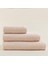 Solid Banyo Havlusu 85X150 cm Pudra 3
