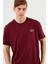 Leo Erkek Oversize Tshirt %100 Pamuk Bisiklet Yaka Baskı Detaylı Basic Tişört CMRE86 3