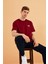Leo Erkek Oversize Tshirt %100 Pamuk Bisiklet Yaka Baskı Detaylı Basic Tişört CMRE86 5