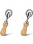 2x Pasta Tekerleği Kesici - Makarna Kesici Tekerlek - Mutfak Makarna Aksesuarları Için Mantı Crimper Kesici Tekerlek Hamur Kesici (Yurt Dışından) 1