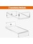 YX075 6pcs / Set Akrilik Depolama Ekran Braketi (Yurt Dışından) 3