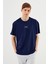 Leo Erkek Oversize Tshirt %100 Pamuk Bisiklet Yaka Baskı Detaylı Basic Tişört CMRE85 2
