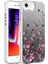 Apple iPhone 8 - Uyumlu Desenli Bulut E-Ticaret Silver Sert Kapak-Çiçek 1