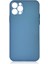 Apple iPhone 12 Pro - Uyumlu ​​​​bulut E-Ticaret Slims Kapak-Saks Mavi 1