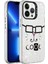 Apple iPhone 13 Pro Max - Uyumlu Mermer Desenli Bulut E-Ticaret Marbello Kapak-Beyaz 1