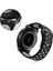 Gear S3 (22MM) Krd-02 Uyumlu Kordon App Siyah-Gri 5