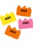 Hot Flame Sticky Note Post It Sarı 2