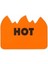 Hot Flame Sticky Note Post It Turuncu 1