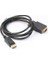 3001 Displayport to Vga Çevirici Adaptör Kablo display port dp 1.8 Metre 1