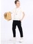 Erkek Çocuk Ceket-T-Shirt ve Pantolonlu 3 Lü Takım VF24KMR51103 2