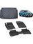 Hyundai Bayon 2021+ 4.5 D Sahler Paspas ve Rizline 3D Bagaj Havuzu Siyah 1