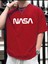 Nasa Baskılı Siyah Tshirt 2