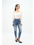 Kadın Şifon Crop Bluz 1734-24 1