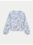 Çiçek Desenli Yuvarlak Yaka Sweatshirt (6-16 Yaş) 4