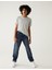 Saf Pamuklu Relaxed Fit Jean Pantolon 1