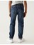 Saf Pamuklu Relaxed Fit Jean Pantolon 3