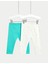2'li Pamuklu Desenli Legging Tayt 1