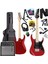DE-150RD-50AMP Maple Klavye HH Yüksek Kaliteli 50 W Amfili Elektro Gitar Seti 1