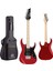 DE-150RD-50AMP Maple Klavye HH Yüksek Kaliteli 50 W Amfili Elektro Gitar Seti 2