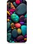 Huawei P40 Lite E Uyumlu Artx Kırmızı Doğa Taşlar Desenli Silikon Kılıf 1