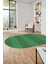 Jüt Desenli Dijital Kaymaz Yıkanabilir Modern Oval Yolluk Koridor Salon Halısı, O-Jüt-13-Yeşil, 3