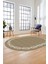 Modern Jüt Desenli Dijital Kaymaz Yıkanabilir Oval Yolluk Koridor Salon Halısı, O-Jüt-14-Vizon, 5