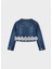 Yazlık Kız Denim Ceket Koyu Mavi 3
